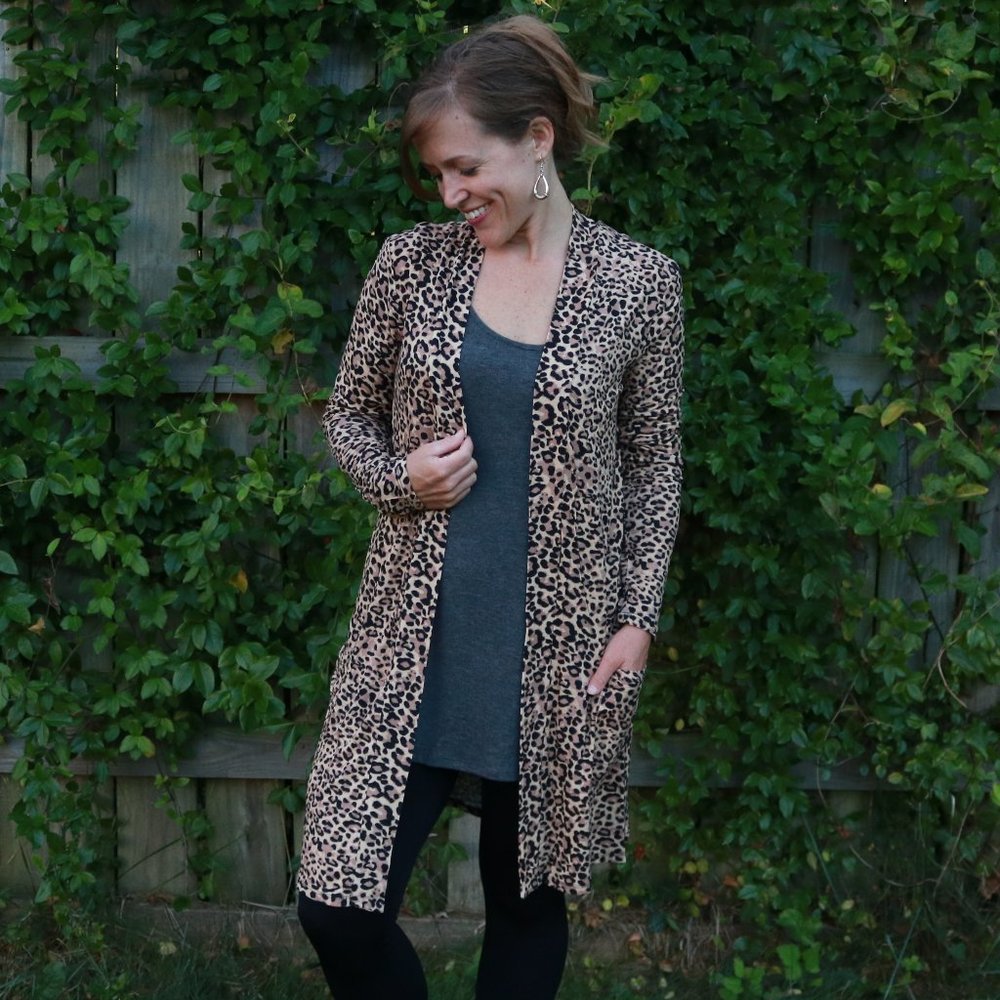 Zenana Cheetah Print Cardigan - Picture 2 of 5